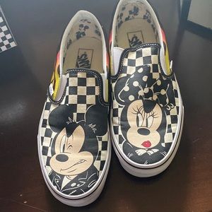 Disney checkered  Mickey and Minnie Vans